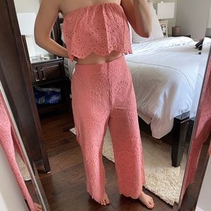 Have The Best Time Crochet Two Piece Set Terracota - Pink Lily boutique